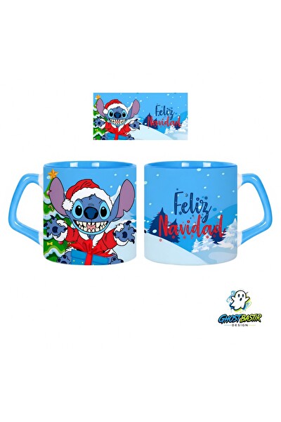 Ghostbastır Design Stitch Noel | Yılbaşı Kupa Bardak - 1 Adet 1081