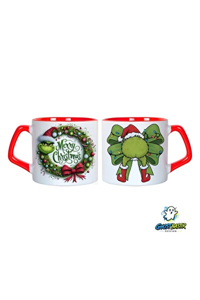 Ghostbastır Design Grinch Noel | Yılbaşı Kupa Bardak - 1 Adet 0998