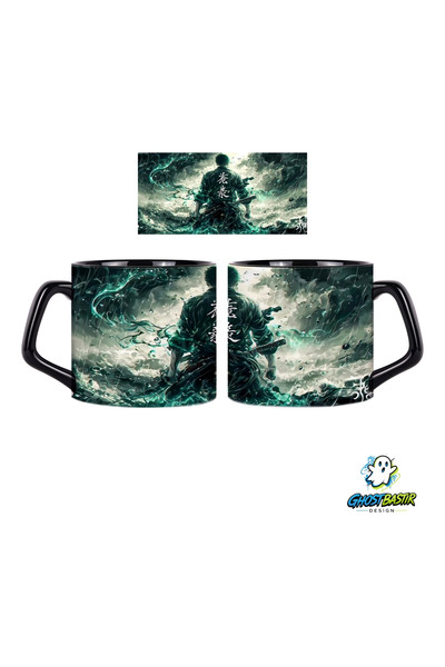 Ghostbastır Design Samuray Kupa Bardak - 1 Adet 0887