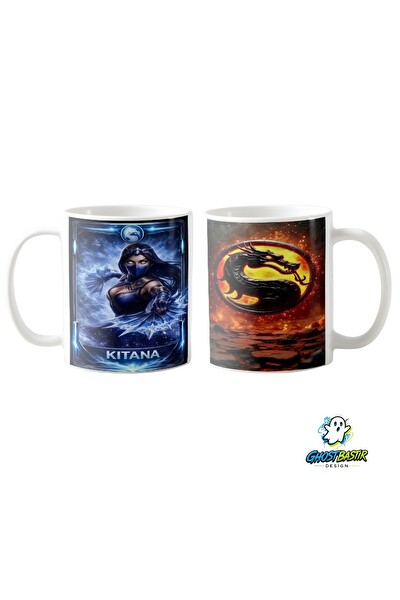 Ghostbastır Design Mortal Kombat Kitana Kupa Bardak - 1 Adet K0338
