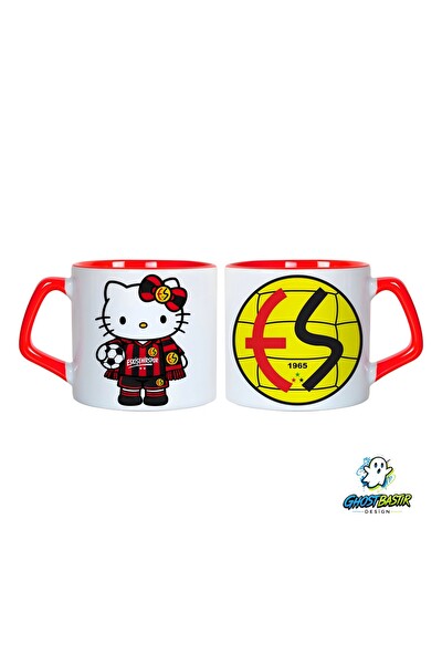 Ghostbastır Design Eskişehirspor Hello Kitty Kupa Bardak - 1 Adet 0989