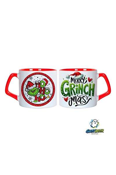 Ghostbastır Design Grinch Noel | Yılbaşı Kupa Bardak - 1 Adet 1001