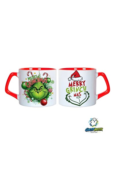 Ghostbastır Design Grinch Noel | Yılbaşı Kupa Bardak - 1 Adet 1000