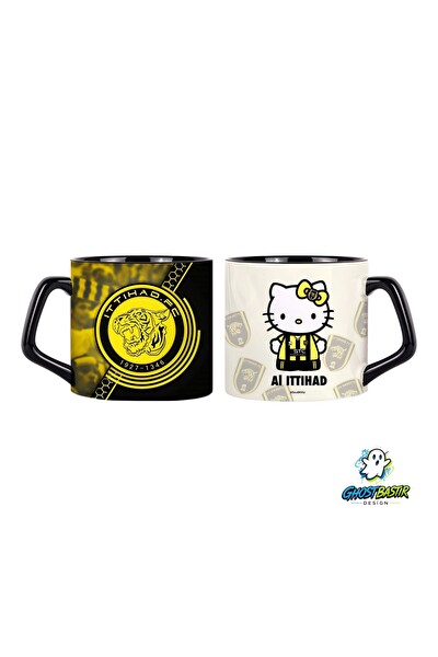 Ghostbastır Design Al Ittihad Hello Kitty Kupa Bardak - 1 Adet 0946