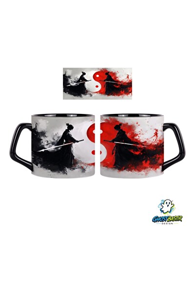 Ghostbastır Design Yin Yang Kupa Bardak - 1 Adet 0905