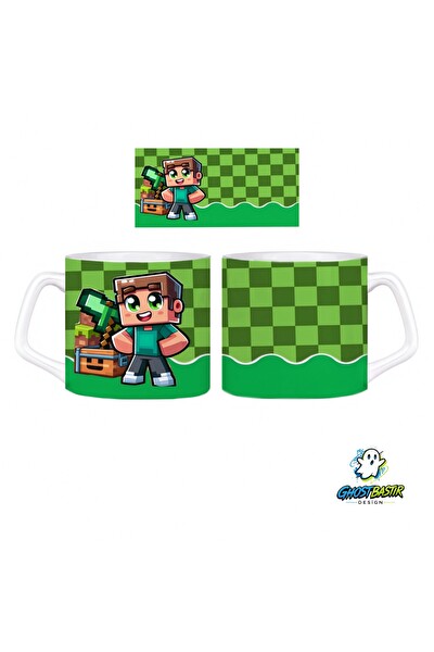 Ghostbastır Design Minecraft Kupa Bardak - 1 Adet 1037