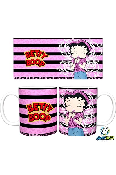 Ghostbastır Design Betty Boop Kupa Bardak - 1 Adet K0464