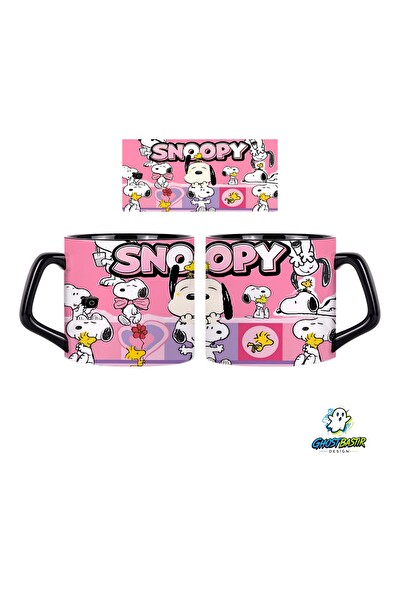 Ghostbastır Design Snoopy Kupa Bardak - 1 Adet 0836