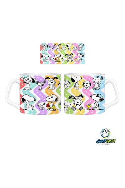 Ghostbastır Design Snoopy Kupa Bardak - 1 Adet 0843