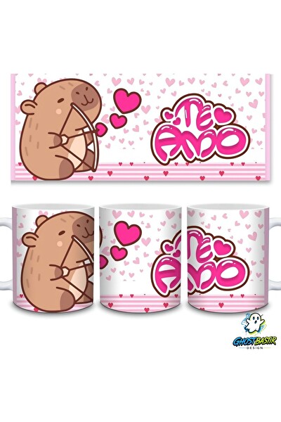 Ghostbastır Design Capybara Kupa Bardak - 1 Adet K0185