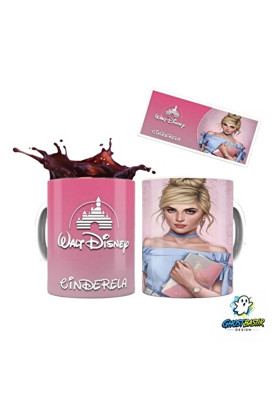 Ghostbastır Design Cinderella Kupa Bardak - 1 Adet K0189