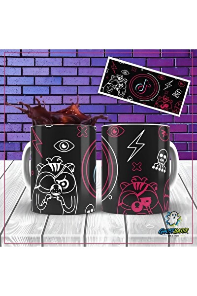 Ghostbastır Design Tiktok Kupa Bardak - 1 Adet K0436