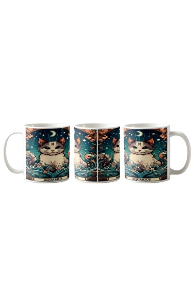 Ghostbastır Design Kova Burcu Kupa Bardak - 1 Adet K079