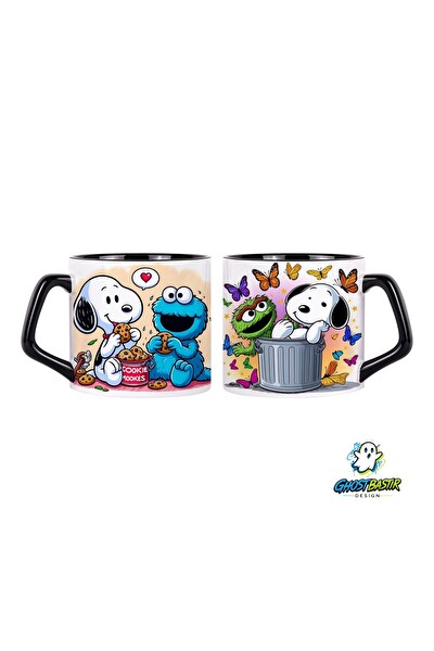 Ghostbastır Design Snoopy Kupa Bardak - 1 Adet 0840