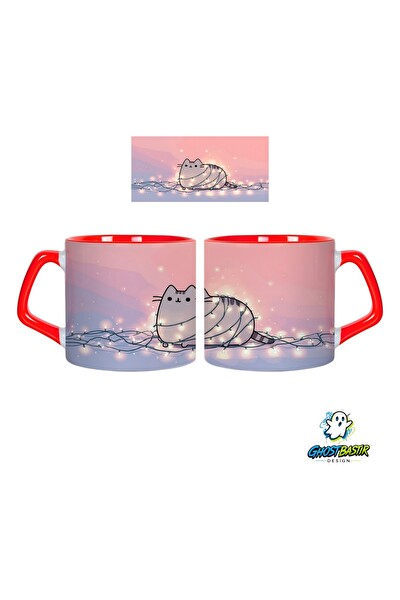 Ghostbastır Design Pusheen Kupa Bardak - 1 Adet 0812