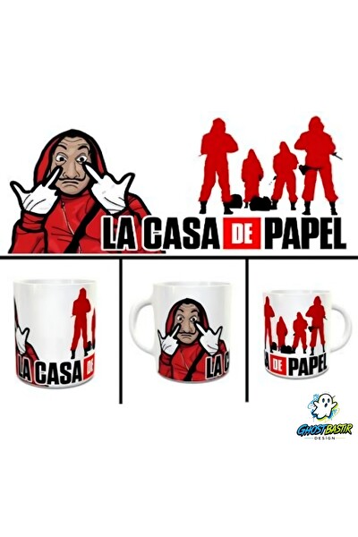 Ghostbastır Design La Casa De Papel Kupa Bardak - 1 Adet K0296