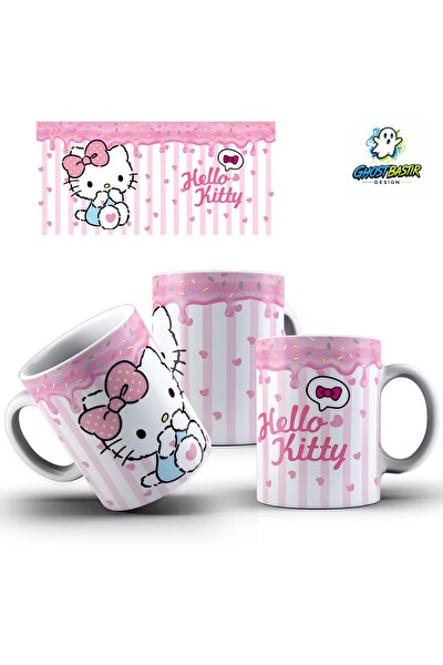 Ghostbastır Design Hello Kitty Kupa Bardak - 1 Adet K0256