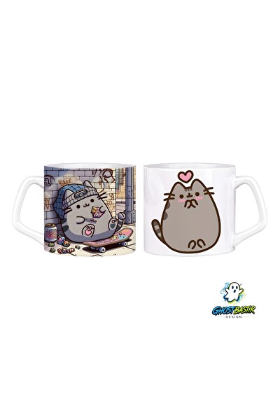 Ghostbastır Design Pusheen Kupa Bardak - 1 Adet 0813