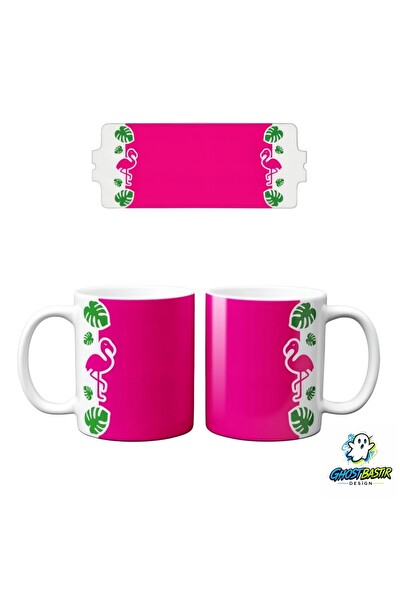 Ghostbastır Design Flamingo Kupa Bardak - 1 Adet K0223