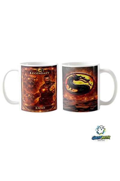 Ghostbastır Design Mortal Kombat Kano Kupa Bardak - 1 Adet K0337