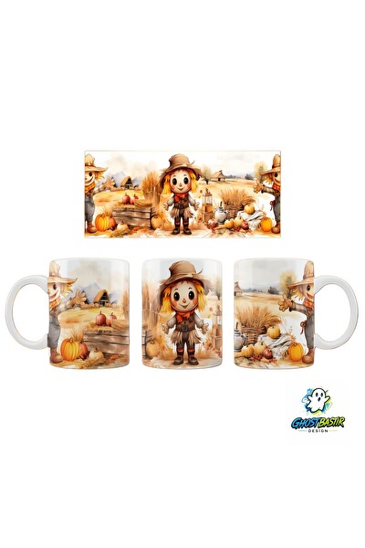 Ghostbastır Design Korkuluk Kupa Bardak - 1 Adet K0289