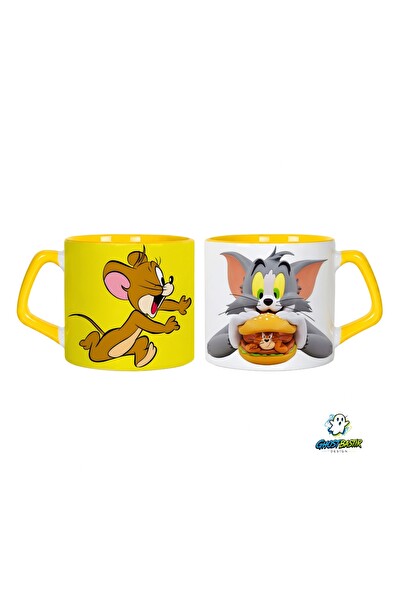 Ghostbastır Design Tom ve Jerry Kupa Bardak - 1 Adet 0855