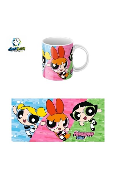 Ghostbastır Design Powerpuff Girls Kupa Bardak - 1 Adet K0375