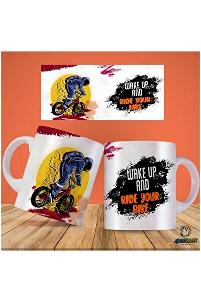 Ghostbastır Design Bisikletçi Kupa Bardak - 1 Adet K0165