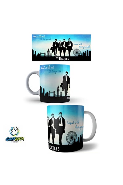 Ghostbastır Design Beatles Kupa Bardak - 1 Adet K0161