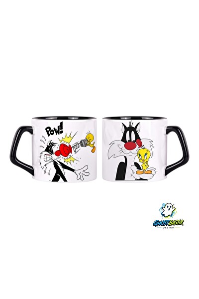 Ghostbastır Design Tweety ve Sylvestre Kupa Bardak - 1 Adet 0865