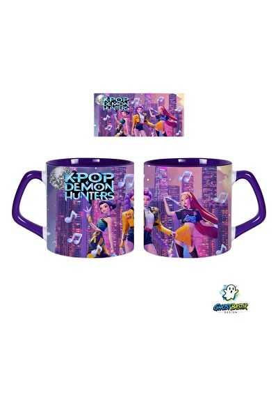 Ghostbastır Design K-pop Demon Hunters Kupa Bardak - 1 Adet 0579
