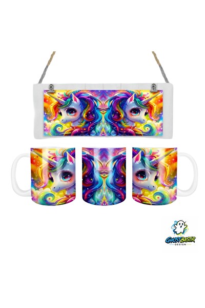Ghostbastır Design Unicorn Kupa Bardak - 1 Adet K0443