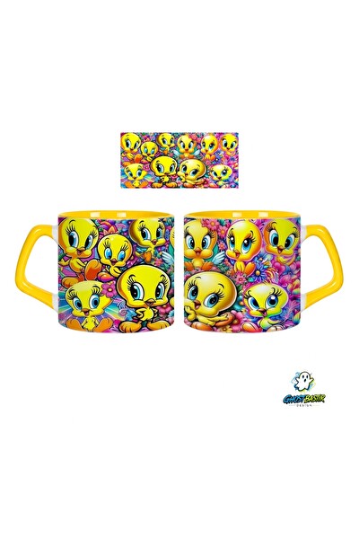 Ghostbastır Design Tweety Kupa Bardak - 1 Adet 0864