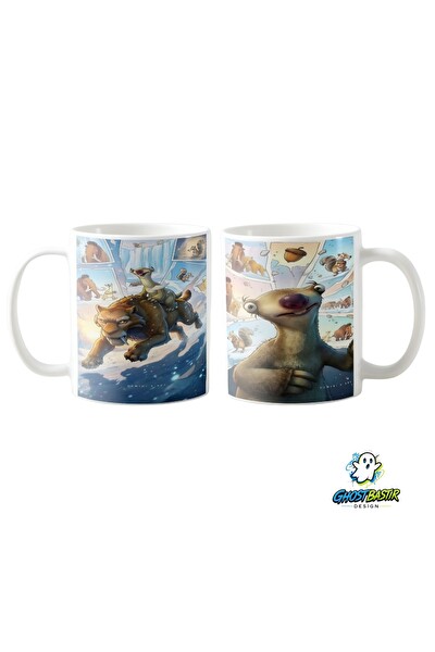 Ghostbastır Design Buz Devri Kupa Bardak - 1 Adet K0175