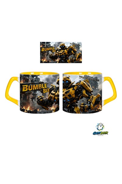 Ghostbastır Design Transformers Bumble Bee Kupa Bardak - 1 Adet 0734
