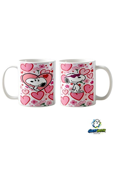 Ghostbastır Design Snoopy Kupa Bardak - 1 Adet K0411