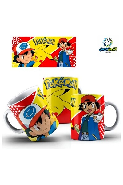 Ghostbastır Design Pokemon Pikachu Kupa Bardak - 1 Adet K0371