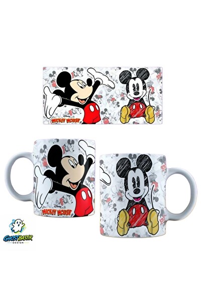 Ghostbastır Design Mickey Mouse Kupa Bardak - 1 Adet K0309