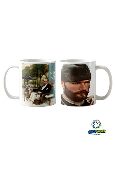 Ghostbastır Design Atatürk Kupa Bardak - 1 Adet K0153