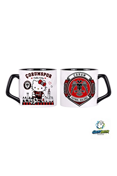 Ghostbastır Design Çorumspor Hello Kitty Kupa Bardak - 1 Adet 0744