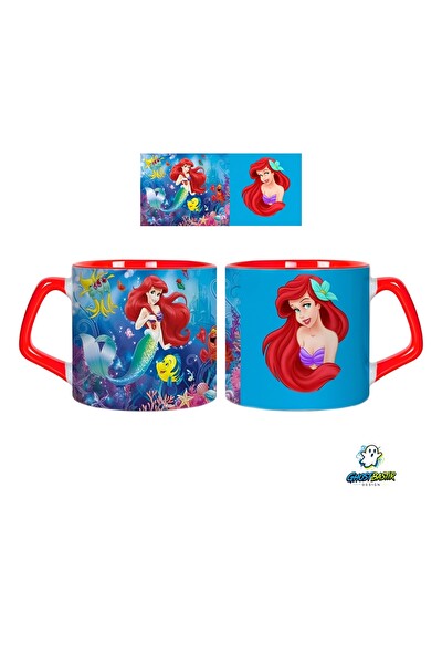 Ghostbastır Design Prenses Ariel Kupa Bardak - 1 Adet 0591