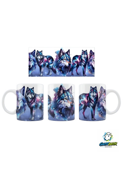 Ghostbastır Design Bozkurt Kupa Bardak - 1 Adet K0169