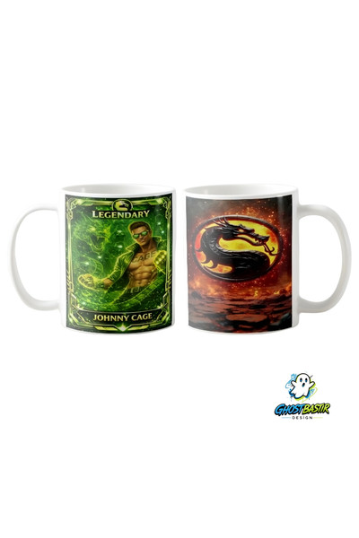 Ghostbastır Design Mortal Kombat Johnny Cage Kupa Bardak - 1 Adet K0336