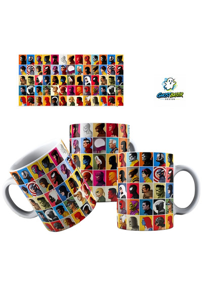 Ghostbastır Design Avengers Kupa Bardak - 1 Adet K0156
