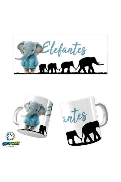 Ghostbastır Design Filli Kupa Bardak - 1 Adet K0222