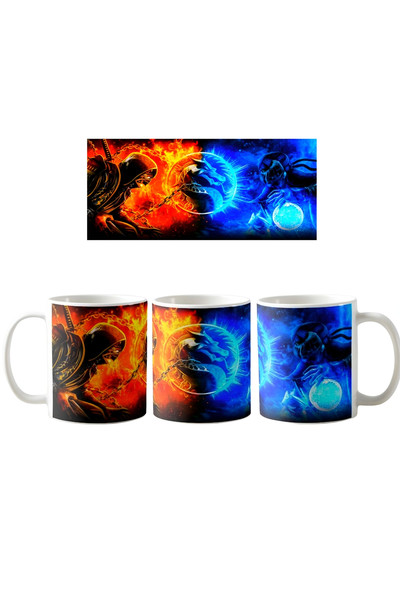 Ghostbastır Design Mortal Kombat Kupa Bardak - 1 Adet K089