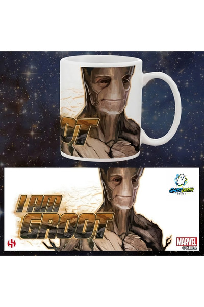 Ghostbastır Design Groot Kupa Bardak - 1 Adet K0245
