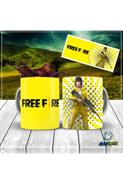 Ghostbastır Design FreeFire Kupa Bardak - 1 Adet K0229