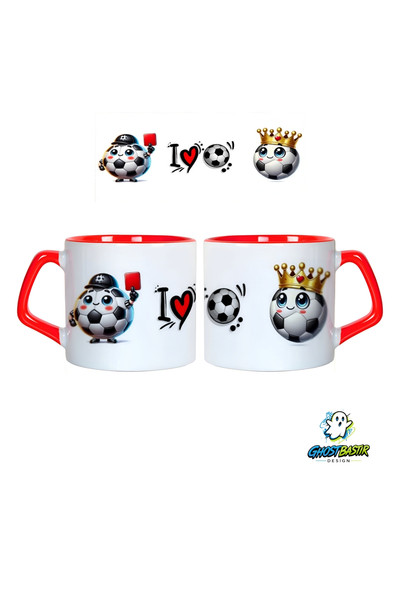 Ghostbastır Design Futbol Kupa Bardak - 1 Adet K0232