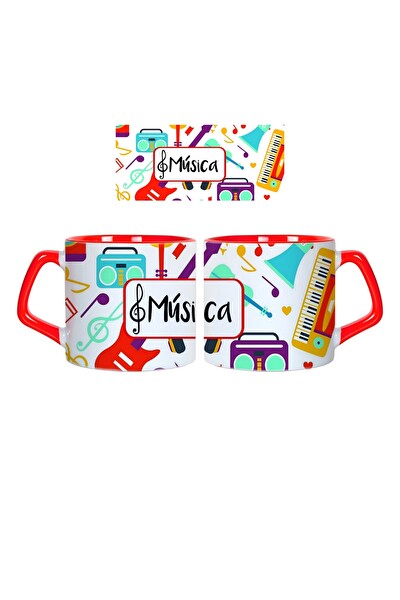 Ghostbastır Design Müzik Aletleri Kupa Bardak - 1 Adet 0333